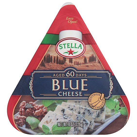 Stella Blue Cheese Wedge - 8 OZ