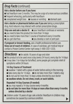 Signature Select/Care Omeprazole Acid Reducer Tab Wildberry Mint - 14 Count - Image 4