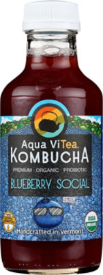 Aqua ViTea Bluebernie Kombucha - 16 Fl. Oz. - Image 2