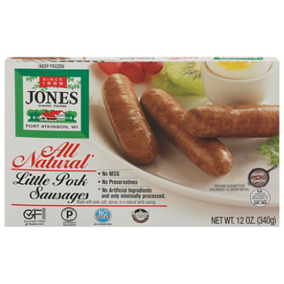 J Pork Sausage Links All Natural - 12 OZ - Image 2