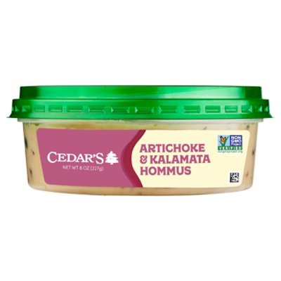 Cedars Artichoke Kalamata Hommus - 8 OZ - Image 3