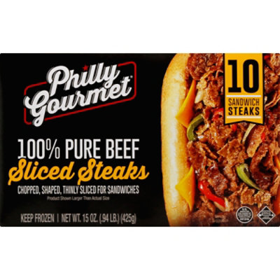 Philly Gourmet Sandwich Steaks - 15 OZ - Image 2