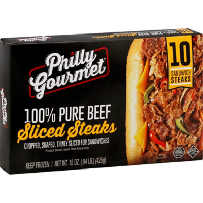 Philly Gourmet Sandwich Steaks - 15 OZ - Image 1