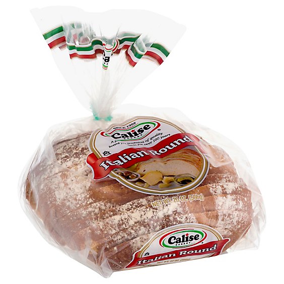 Calise Bakery Round Sliced Italian Bread - 20 OZ