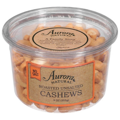 Aurora Cashews No Salt - 9 OZ - Image 3