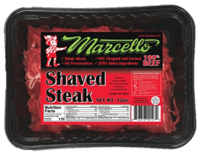 Shaved Beef Steak - 12 Oz - Image 1