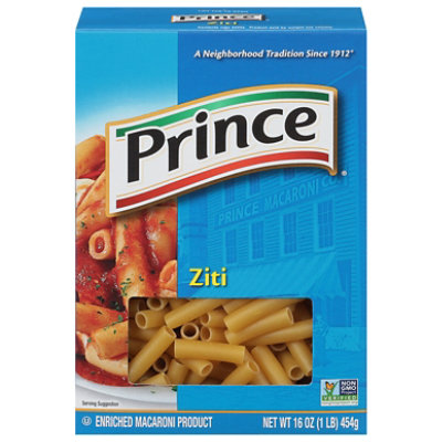 Prince Pasta Ziti - 16 Oz - Image 1