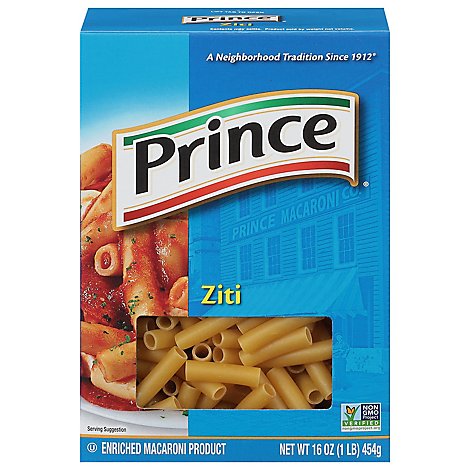 Prince Pasta Ziti - 16 Oz