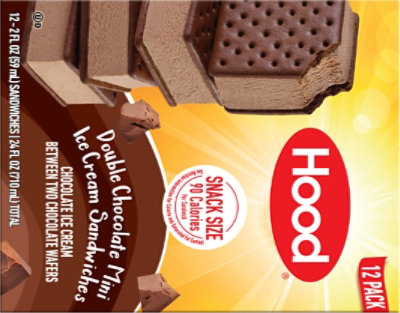 Hood Limited Edition Double Chocolate Ice Cream Sandwich Multipack - 12-2 Oz - Image 6