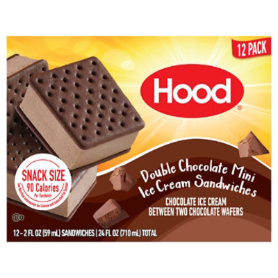 Hood Limited Edition Double Chocolate Ice Cream Sandwich Multipack - 12-2 Oz - Image 1