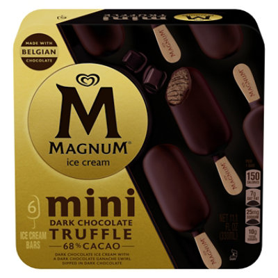 Magnum Mini Dark Chocolate Truffle Ice Cream Bars - 11.1 Oz - Image 3