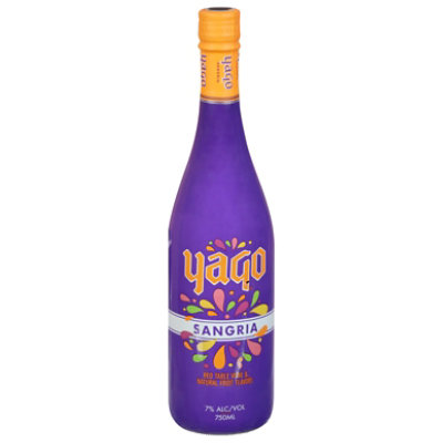 Yago Sangria Red Wine 750 ML Haggen