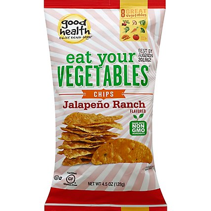 Snikiddy Eat Your Vegetables Chips Jalapeno Ranch - 4.5 Oz - Image 2