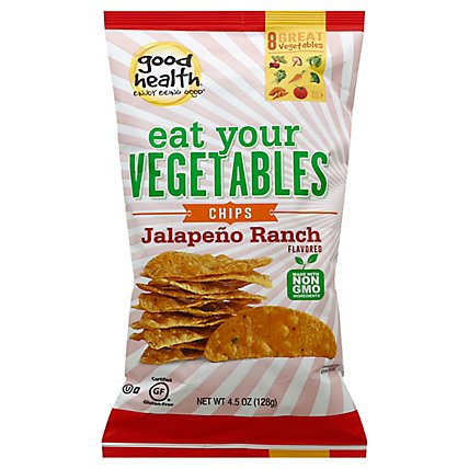 Snikiddy Eat Your Vegetables Chips Jalapeno Ranch - 4.5 Oz - Image 1