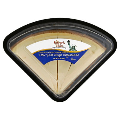 The Fathers Table 1/4 New York Style Cheesecake - 12 Oz