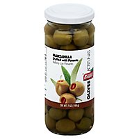 Badia Manzanilla Olives Stuffed W/ Minced Pimento - 7 OZ - Image 1