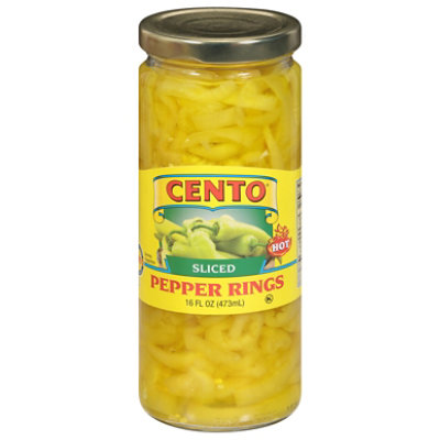 Cento Regular Sliced Banana Pepper - 16 FZ - Image 1