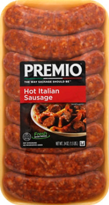 Premio Hot Italian Sausage Links - 24 OZ - Image 2