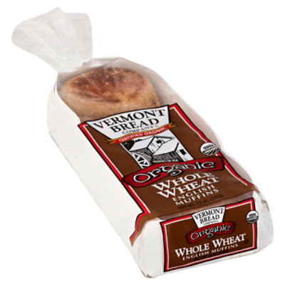 Vermont Organic Wheat English Muffin 12 OZ Safeway