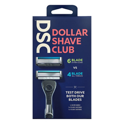 Dollar Shave Club Razor Starter Set 6 Blade vs 4 Blade - Each - Shaw's