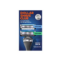 Dollar Shave Club Razor Starter Set 6 Blade vs 4 Blade - Each - Image 2
