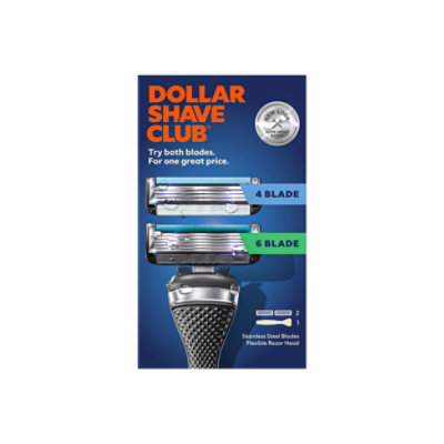 Dollar Shave Club Razor Starter Set 6 Blade vs 4 Blade - Each - Image 2