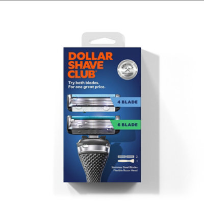 Dollar Shave Club 6 Blade Razor Refill 4 Cartridges