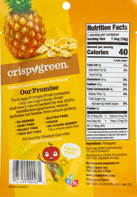 Crispy Green Crispy Pnapl Freeze Dried - .36 OZ - Image 6