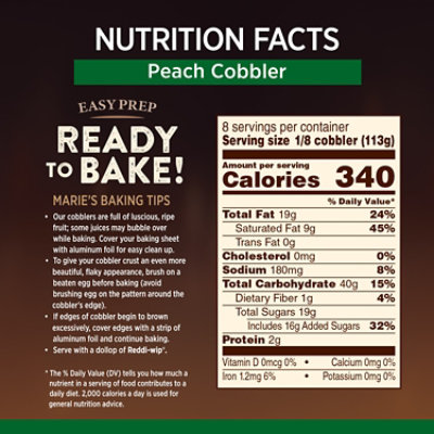 Marie Clndr Peach Cobbler - 32 OZ - Image 2