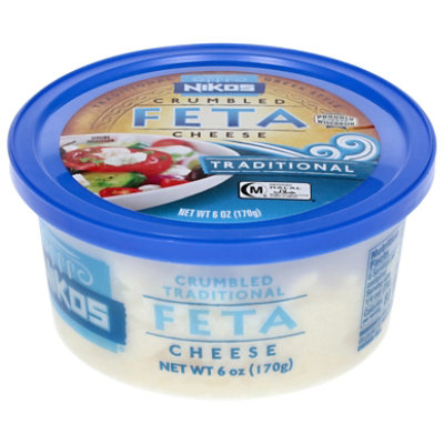 Niko Traditional Crumbled Feta Cheese - 6 Oz. - Image 1