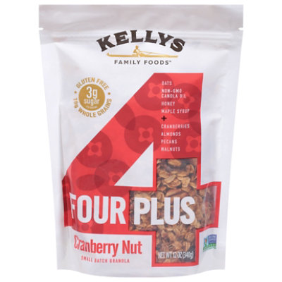 Kellys Four Plus Granola Cranberry Nutsp - 12 OZ - Image 3