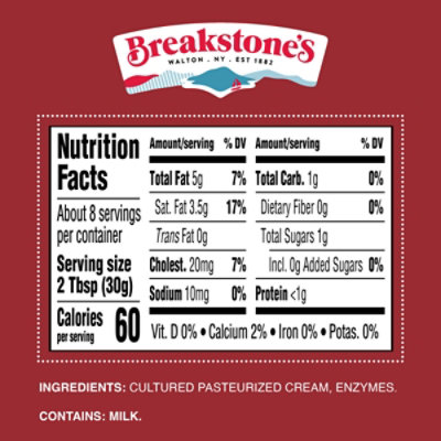 Breakstones Sour Cream - 8 OZ - Image 4