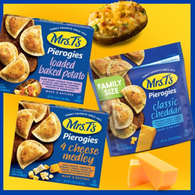 Mrs. T's Classic Cheddar Pierogies - 48 Count - Image 3