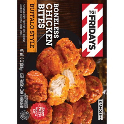 TGI Fridays Frozen Appetizers Buffalo Style Boneless Chicken Bites Box - 10 Oz - Image 9