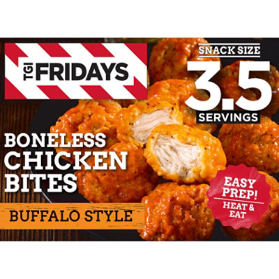 TGI Fridays Frozen Appetizers Buffalo Style Boneless Chicken Bites Box - 10 Oz - Image 2