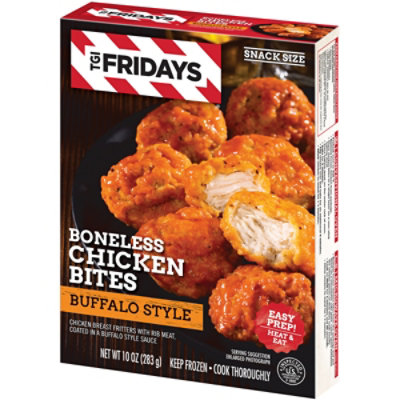 TGI Fridays Frozen Appetizers Buffalo Style Boneless Chicken Bites Box - 10 Oz - Image 6