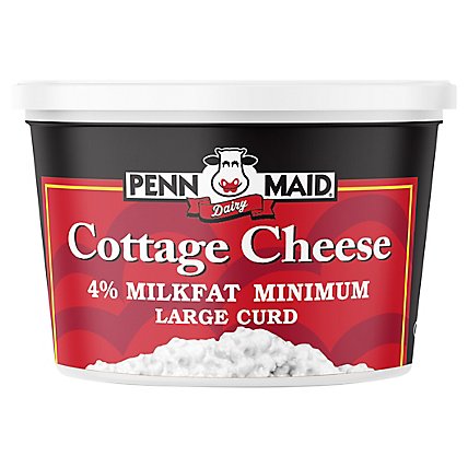 Penn Maid Large Curd 4% Milkfat Cottage Cheese - 16 OZ - Image 2