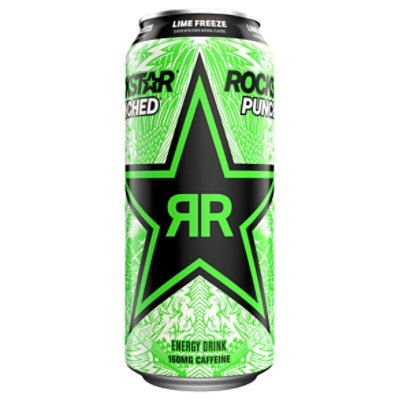 Rockstar Freeze Energy Drink Frozen Lime Can 16 FZ Albertsons