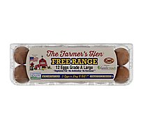 The Farmers Hen Free Range Large Eggs - 12 CT