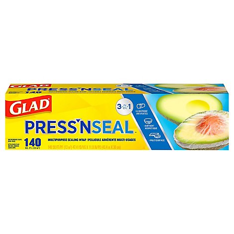 Glad Press N Seal Plastic Wrap - 140 SF - Shaw's