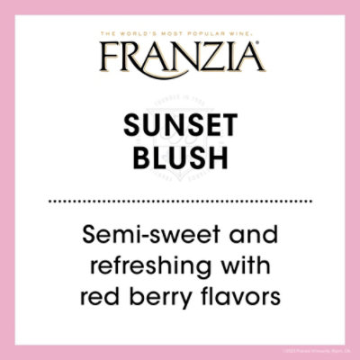 Franzia Blush Pink Wine - 3 Liters - Image 2