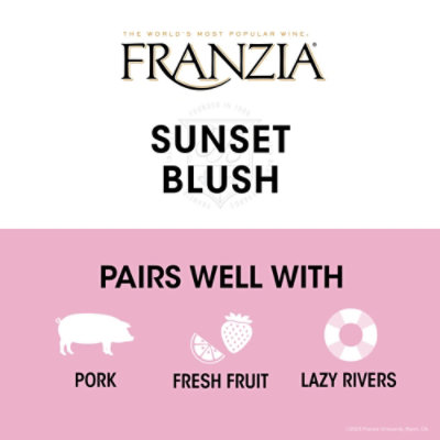 Franzia Blush Pink Wine - 3 Liters - Image 5