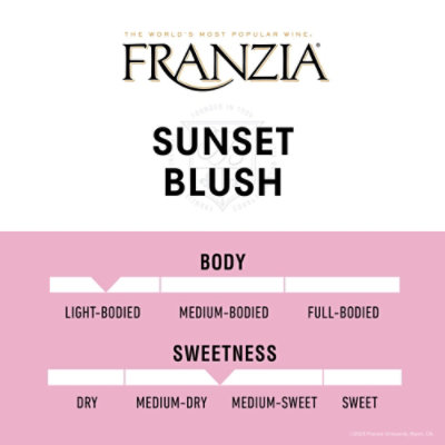 Franzia Blush Pink Wine - 3 Liters - Image 3