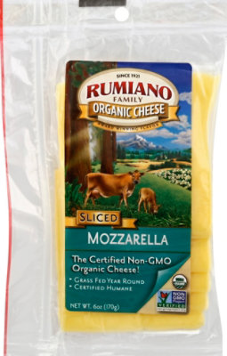 Rumiano Organic Sliced Mozzarella - 6 OZ - Image 2