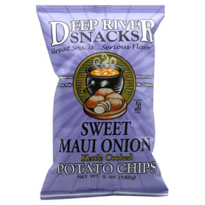 Deep River Snacks Sweet Maui Onion Kettle Cooked Potato Chips - 5 Oz - Image 1