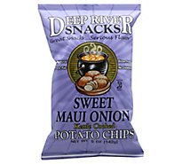 Deep River Snacks Sweet Maui Onion Kettle Cooked Potato Chips - 5 Oz
