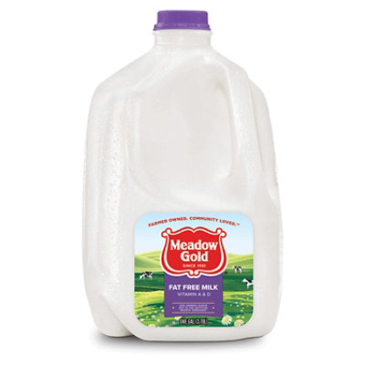 Meadow Gold Fat Free Skim Milk With Vitamin A & D - 1 Gallon