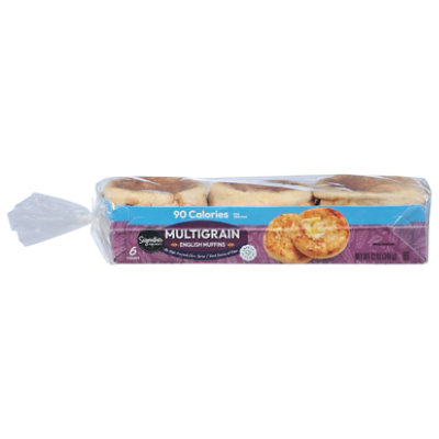 Signature SELECT 90 Calorie Multigrain English Muffins - 12 Oz - Image 3