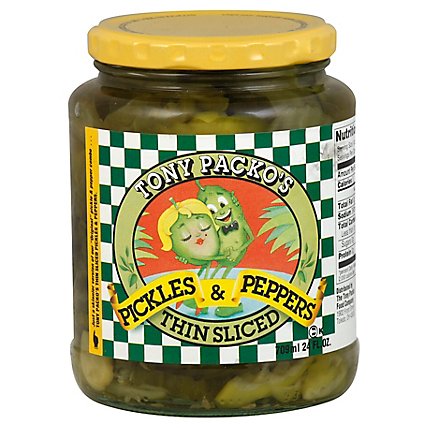 Packo Thinly Sliced Pickles 24 Oz - 24 OZ - Image 1