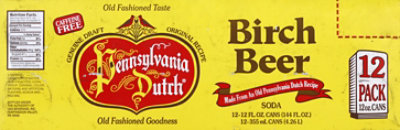 Pennsylvania Dutch Caffeine Free Birch Beer Soda - 12-12 FZ - Image 3